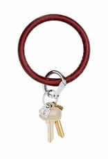 O-Venture O-Venture Leather Big O Key Ring Embossed