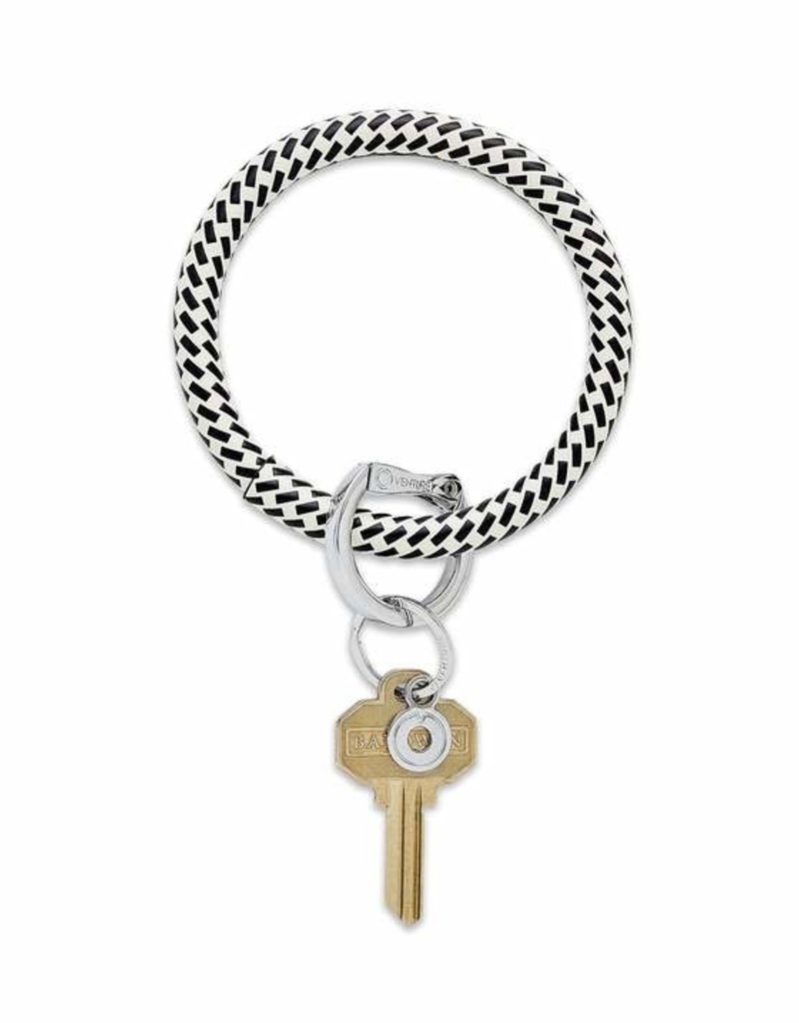 O-Venture O-Venture Leather Big O Key Ring Embossed