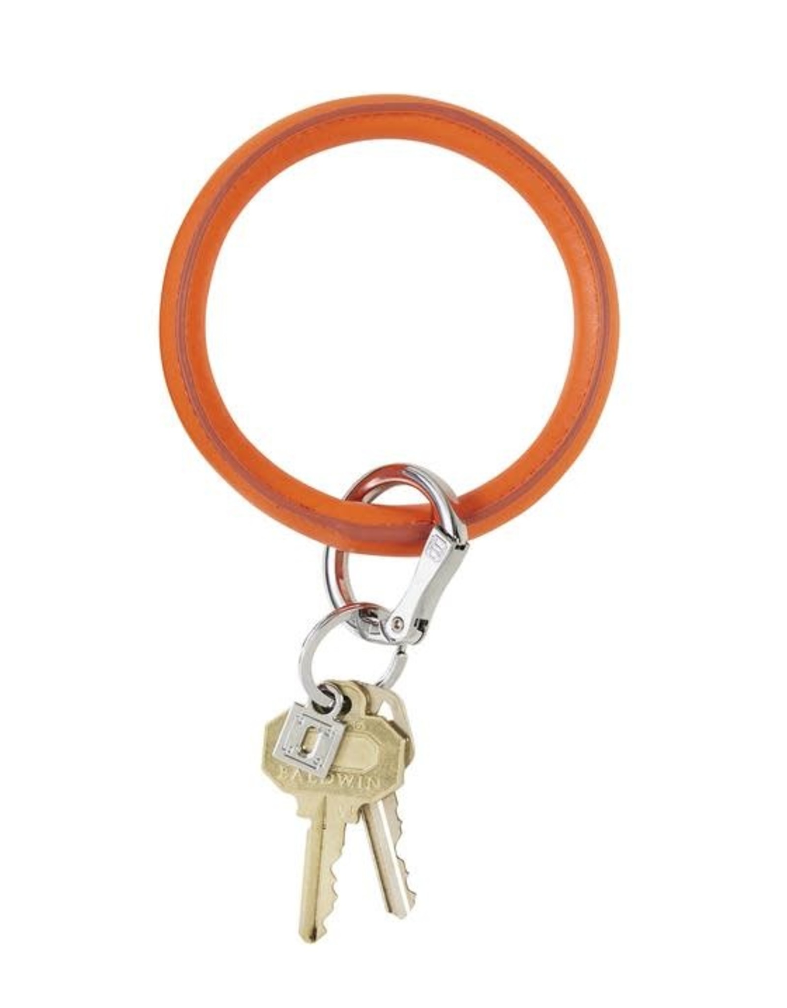 O-Venture O-Venture Leather Big O  Key Ring Smooth