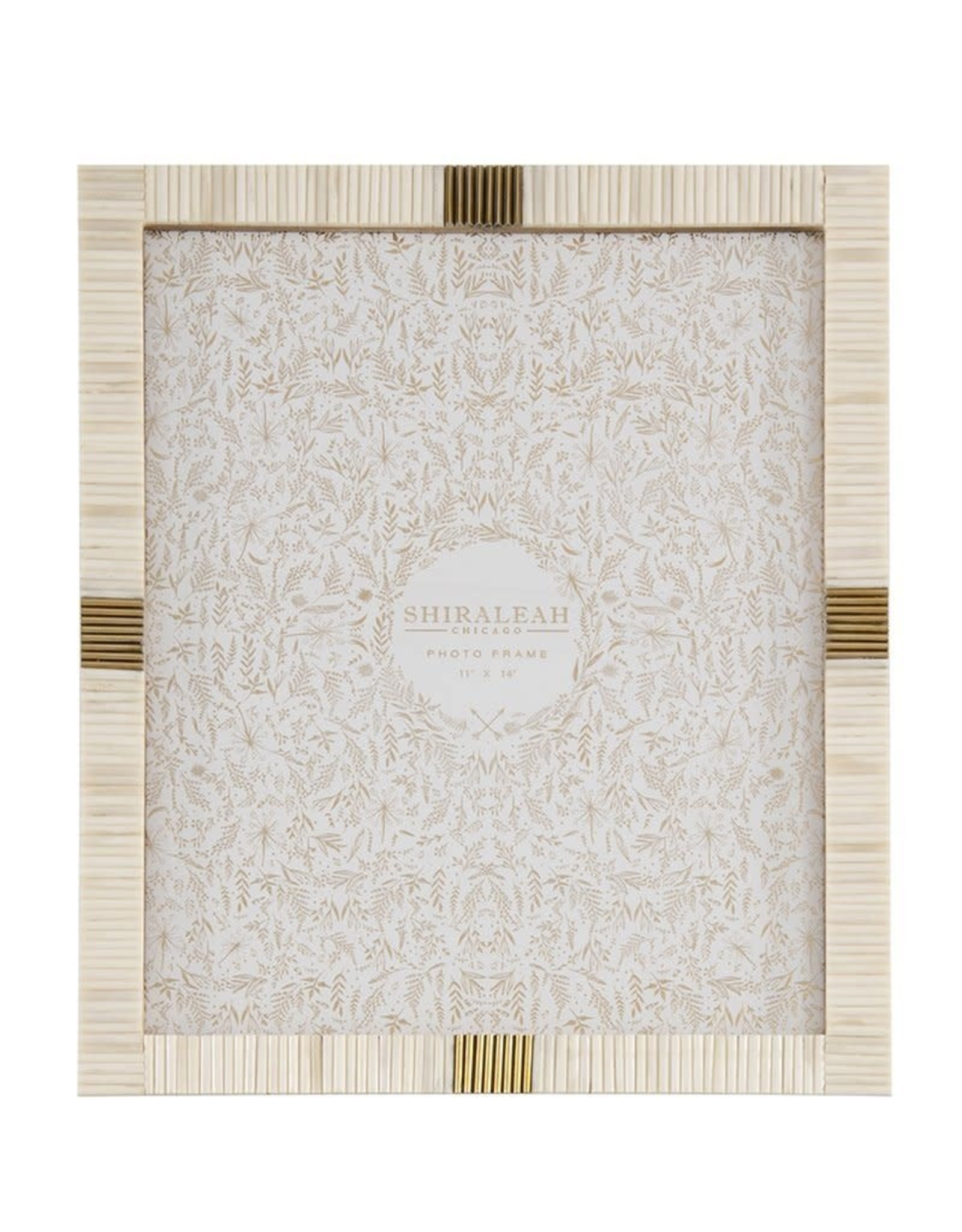 Shiraleah Mansour Faceted 11x14 Ivory Frame