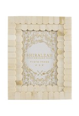Shiraleah Mansour Scalloped 4x6 Ivory Gallery Frame