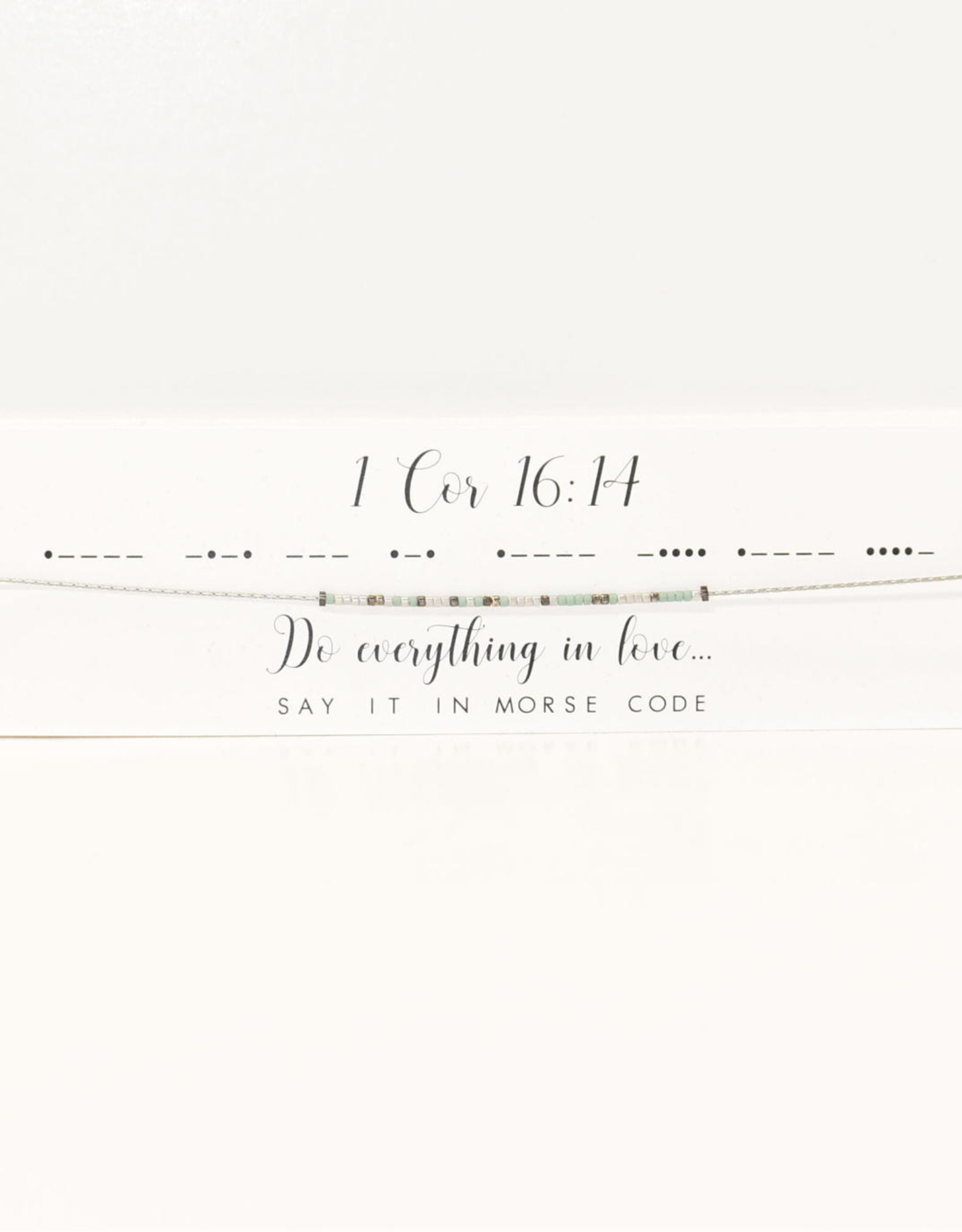 Dot & Dash Design Dot & Dash Scripture Necklace - 1 Corinthians