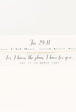 Dot & Dash Design Dot & Dash Scripture Necklace - Jeremiah