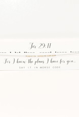 Dot & Dash Design Dot & Dash Scripture Necklace - Jeremiah