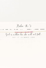 Dot & Dash Design Dot & Dash Scripture Necklace - Psalm