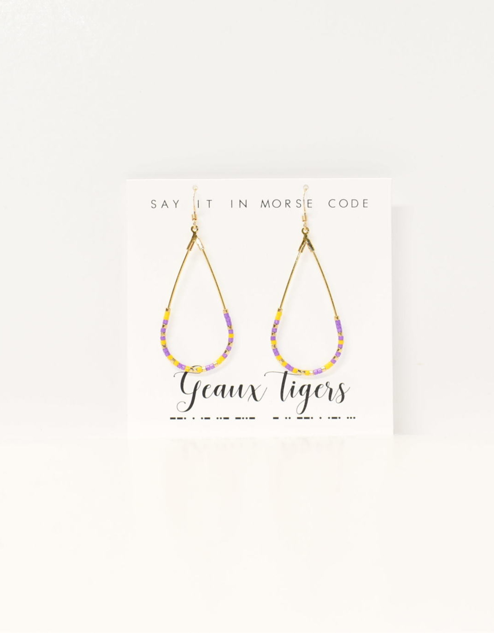 Dot & Dash Design Dot & Dash Collegiate Earrings