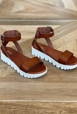 MIA Rina Platform Sandal Cognac