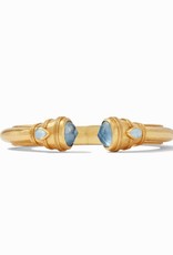 Julie Vos Julie Vos Cassis Demi Hinge Cuff Chalcedony