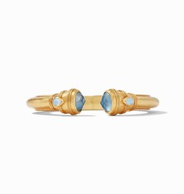 Julie Vos Julie Vos Cassis Demi Hinge Cuff Chalcedony