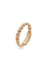 Ronaldo Ronaldo Love Knot Gold Ring