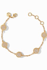 Julie Vos Julie Vos Windsor Delicate Bracelet Gold Pave