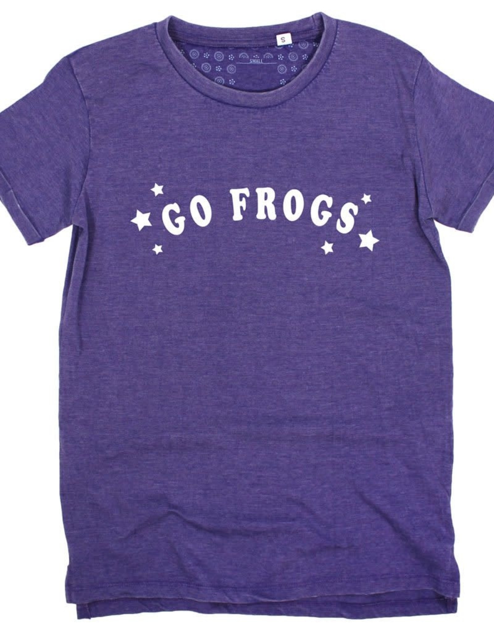 Kickoff Couture Go Frogs Trophy Vintage Wash Tee