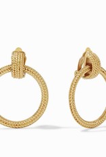 Julie Vos Julie Vos Windsor Doorknocker Clip Earring