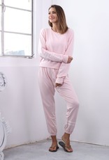 PJ Harlow PJ Harlow Bethany Pant with Satin Stripe