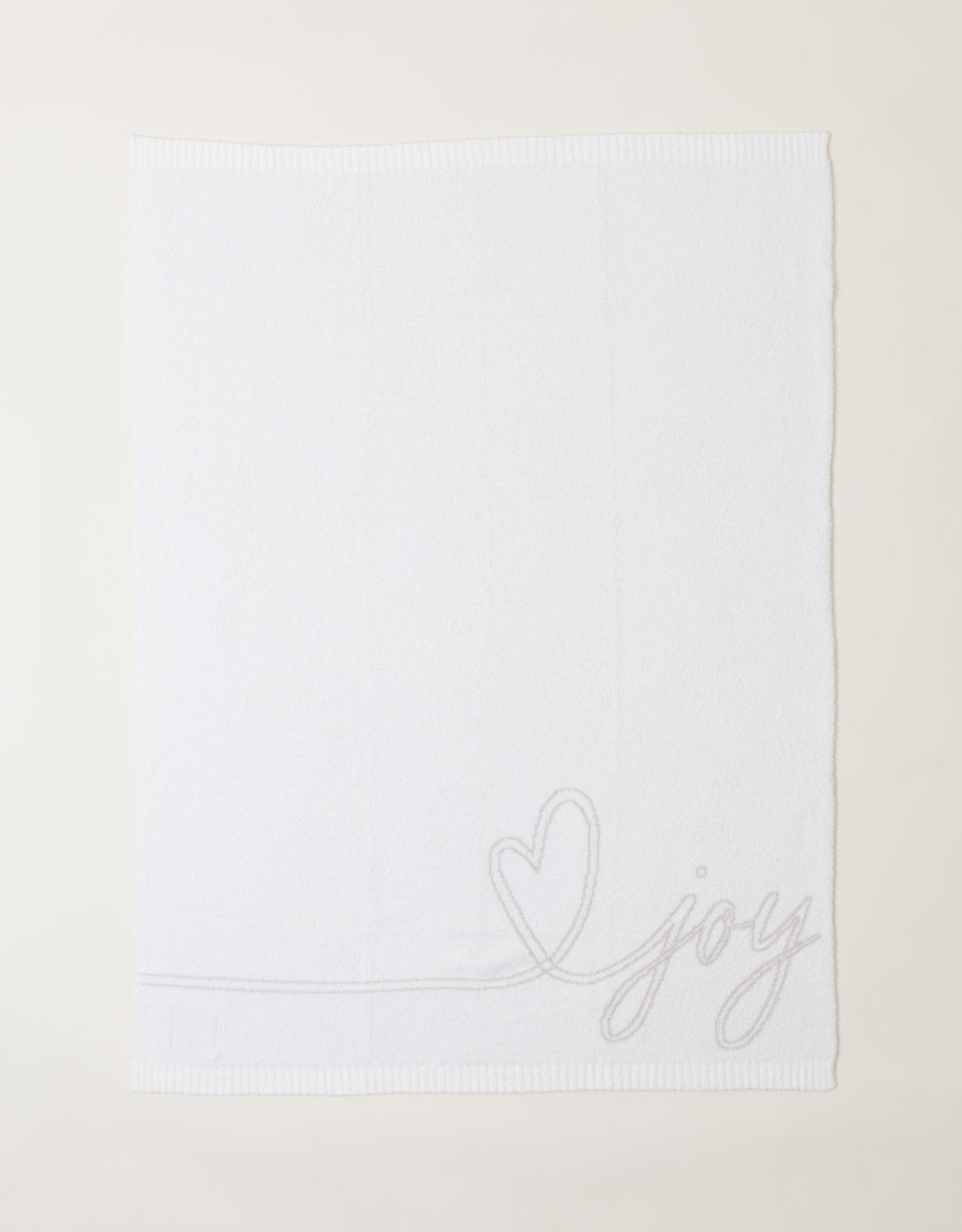 Barefoot Dreams Barefoot Dreams Cozychic Heart Blanket Joy Pearl