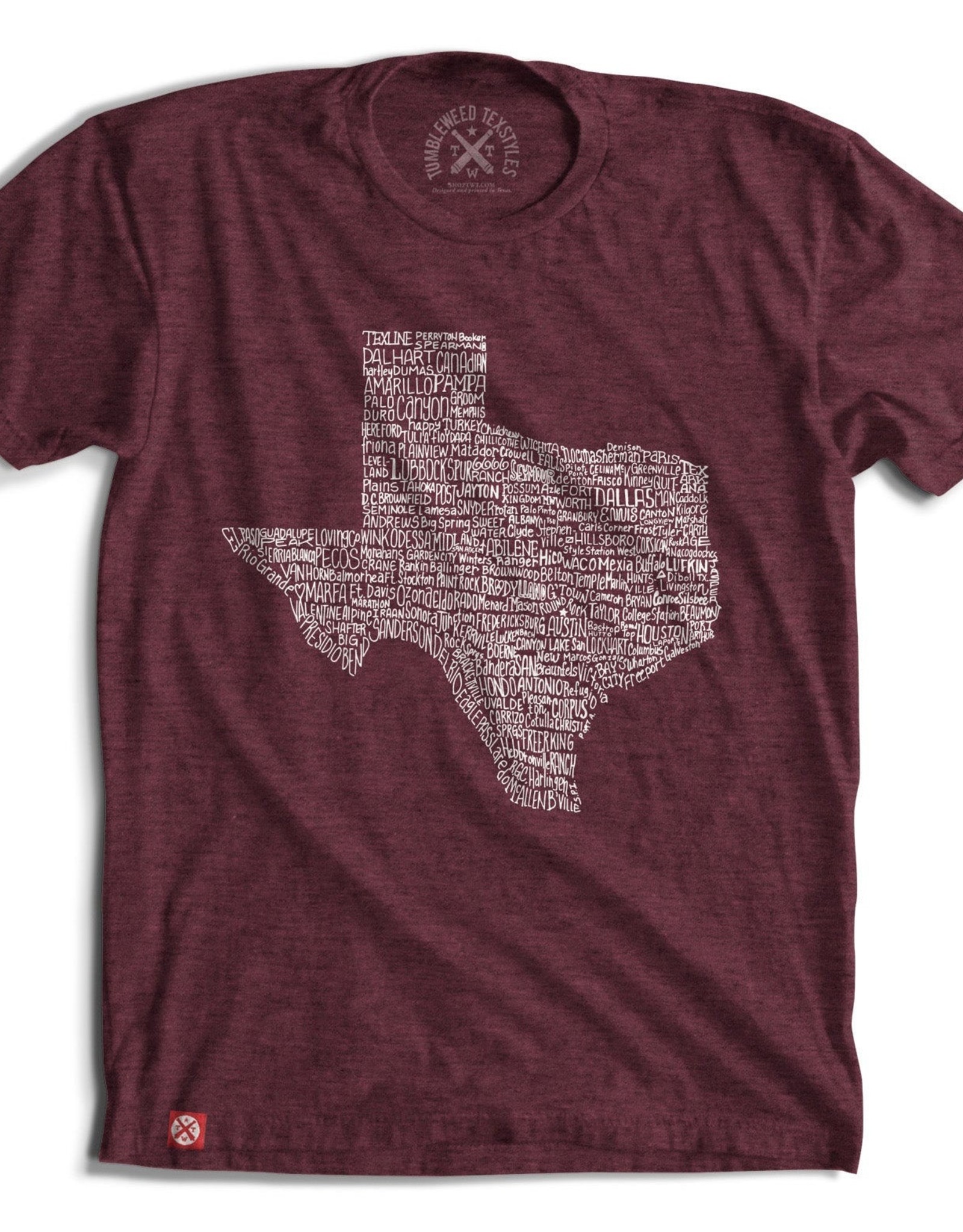 Tumbleweed TexStyles Tumbleweed TexStyles TX Towns T-shirt
