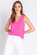 PJ Salvage PJ Salvage Beachy Basics Tank Fuchsia