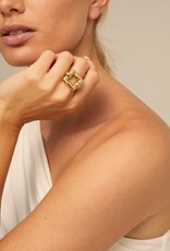 UNOde50 UNOde50 Femme Fatale Gold Ring