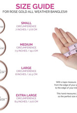 BuDhaGirl LLC BuDhaGirl All Weather Bangles Set of 9 Rose Gold