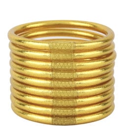 BuDhaGirl LLC BuDhaGirl All Weather Bangles Set of 9 Gold