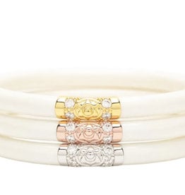 BuDhaGirl LLC BuDhaGirl Three Kings All Weather Bangles Ivory