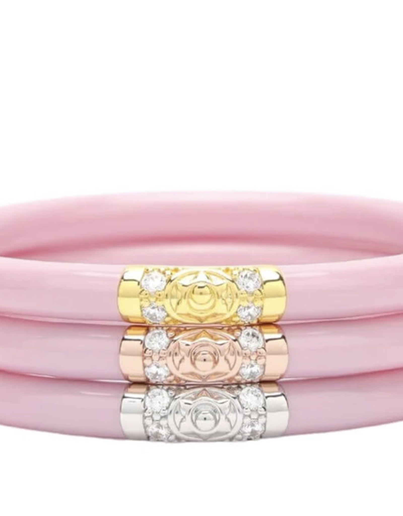 BuDhaGirl LLC BuDhaGirl Three Kings All Weather Bangles Pink