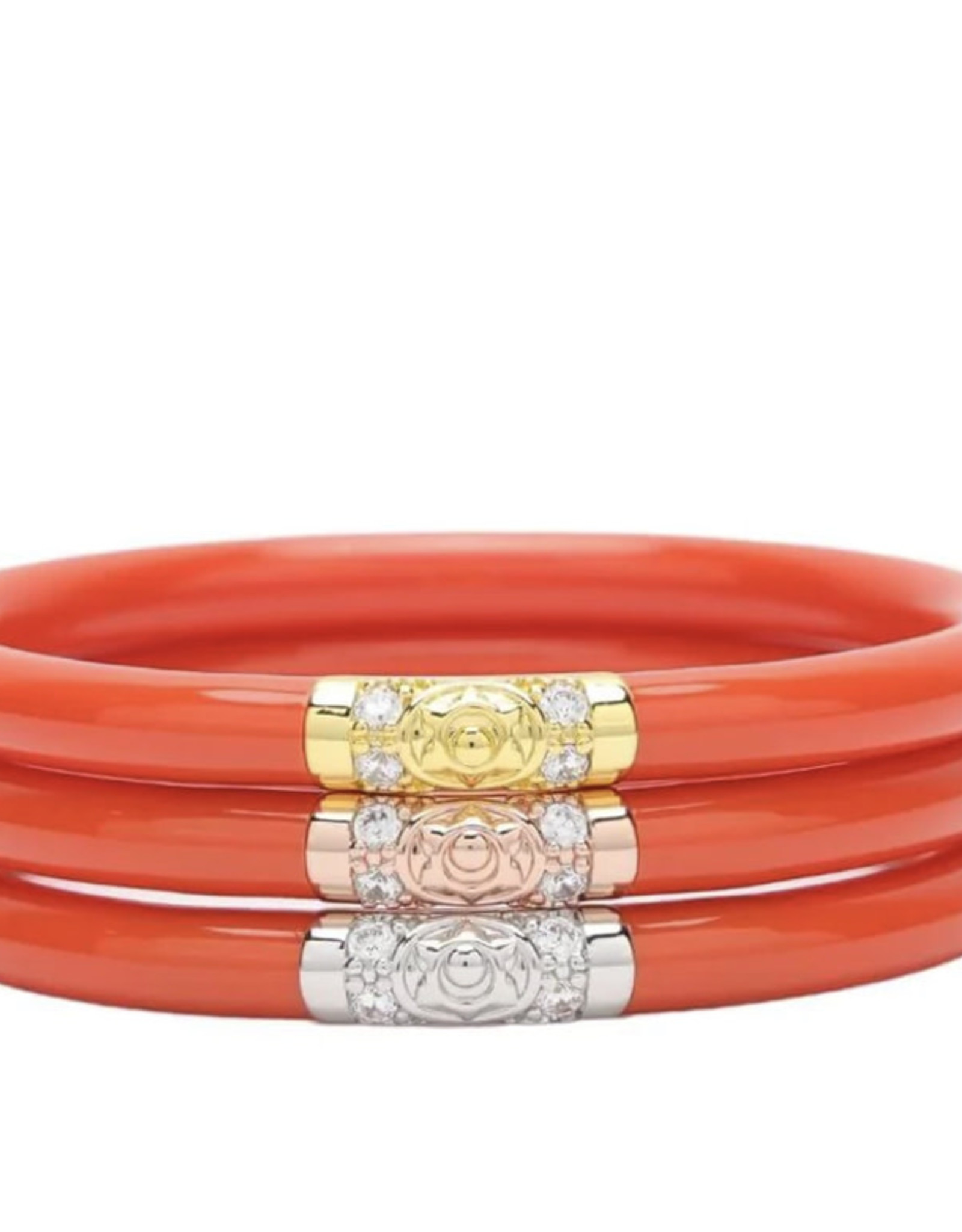 BuDhaGirl LLC BuDhaGirl Three Kings All Weather Bangles Coral