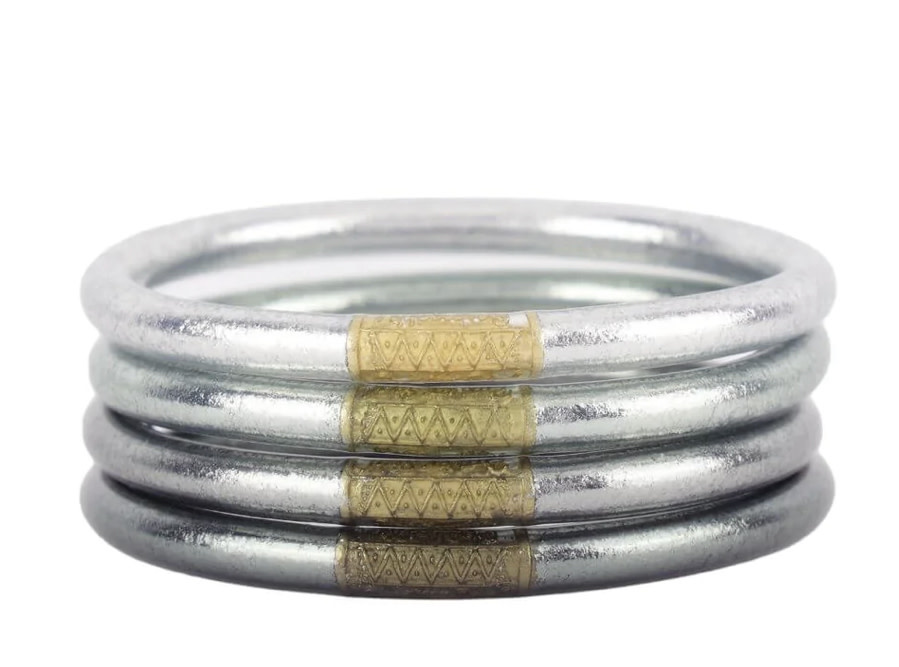 BuDhaGirl All Weather Bangles Set of 4 Moon Pretty Please Houston