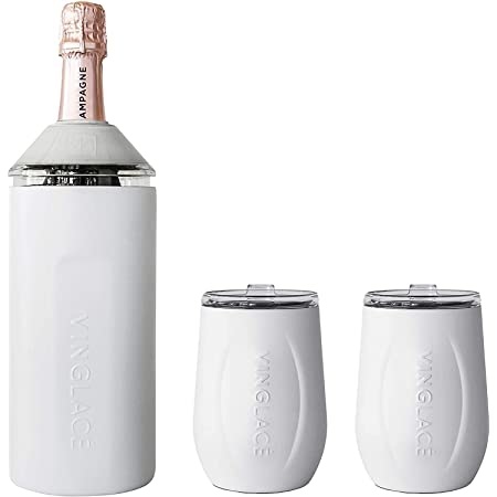 CellarDine Red Wine Warmer & White Wine Chiller, Gift Set