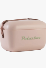 Polarbox Polarbox Retro Cooler 21Qt Nude With Brown Strap
