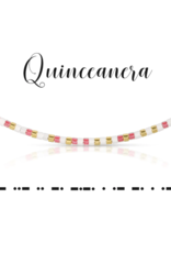 Dot & Dash Design Dot & Dash Necklace Quinceanera  Gold