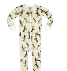 Milkbarn Milkbarn Organic Zipper Pajama Duck