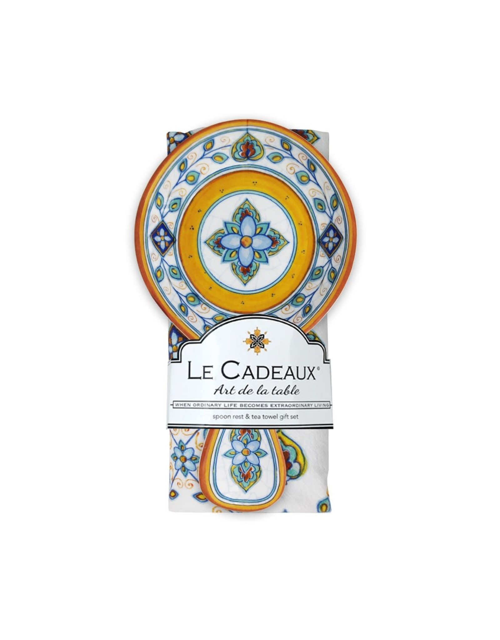 Le Cadeaux Le Cadeux Spoon Rest With Tea Towel
