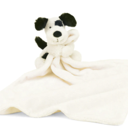 Jellycat Inc. Jellycat Bashful Black And Cream Puppy Soother