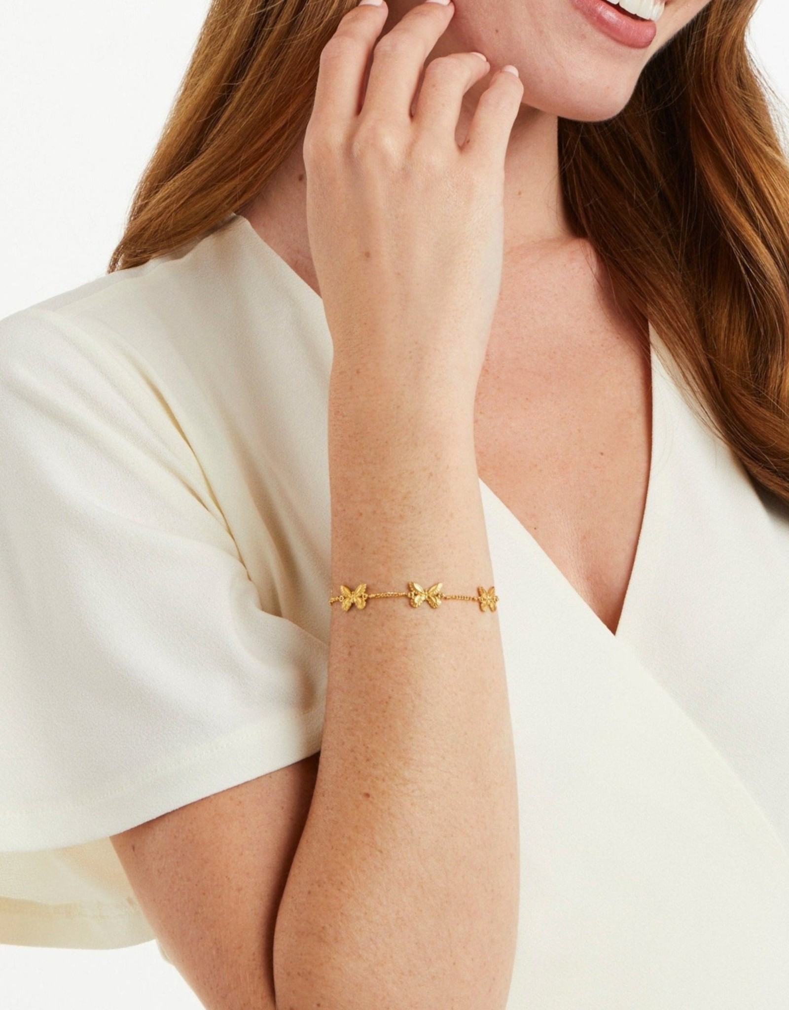 Julie Vos Julie Vos Delicate Butterfly Bracelet