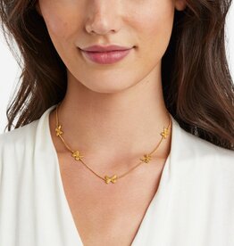 Julie Vos Julie Vos Butterfly Delicate Station Necklace