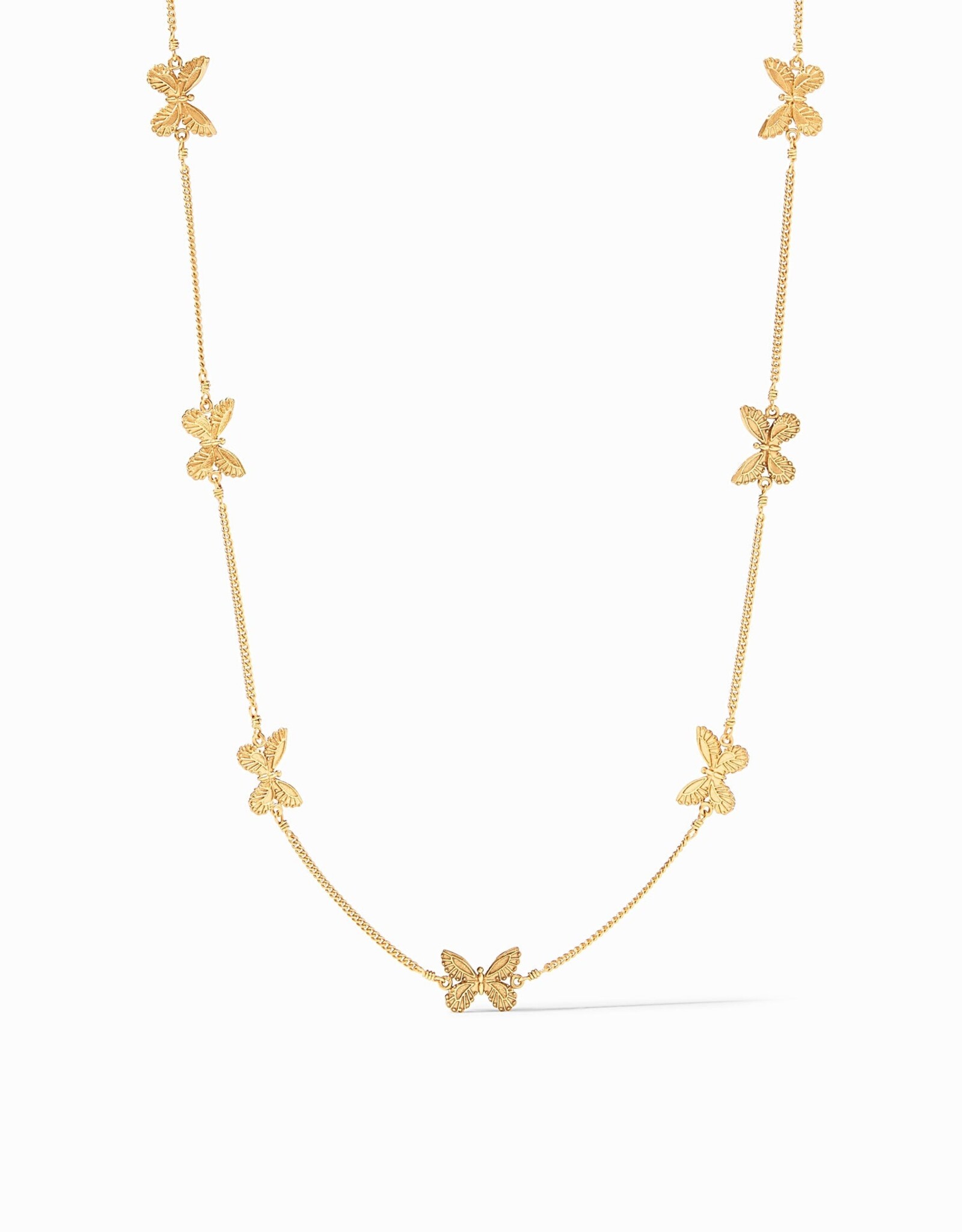 Julie Vos Julie Vos Butterfly Delicate Station Necklace