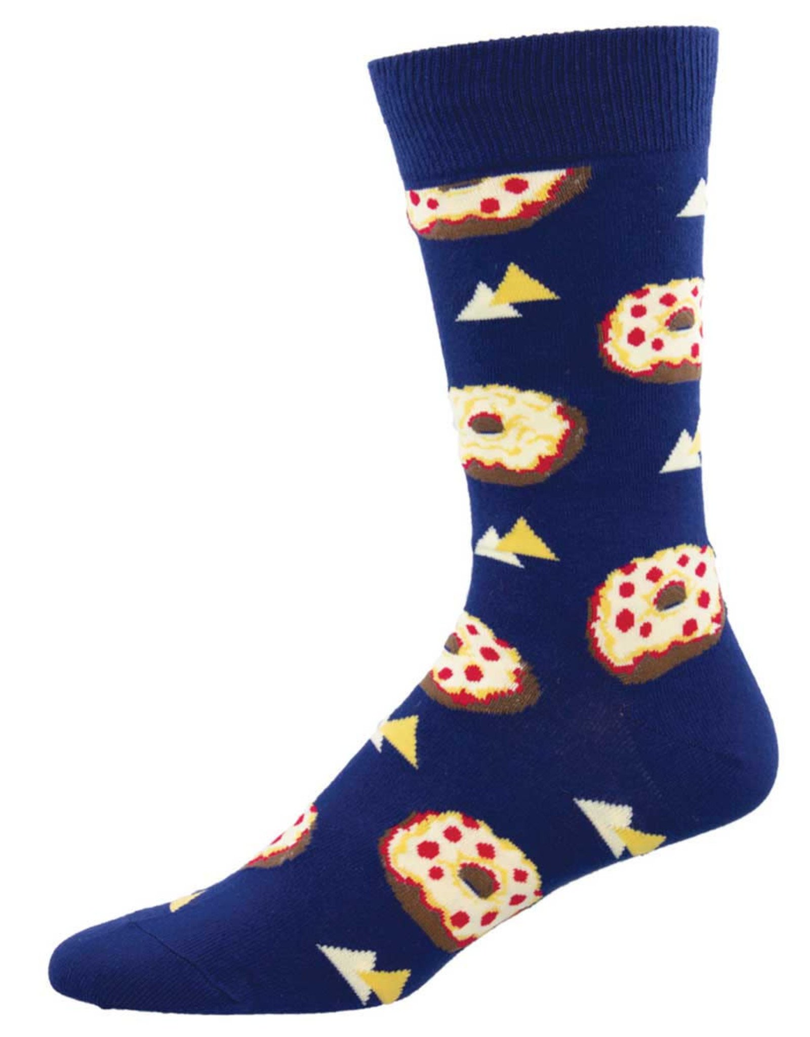 Socksmith Men's Pizza Bagel Navy Socks