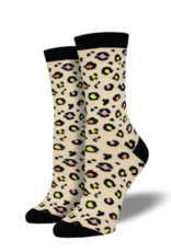 Socksmith Women's Leopard Print - Ivory Socks