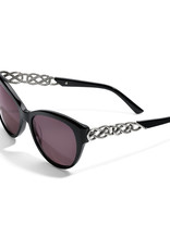 Brighton Brighton Interlok Braid Sunglasses Silver-Black