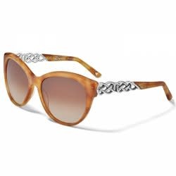Brighton Interlok Braid Sunglasses - Amber | Pretty Please  display picture 3
