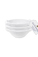 Le Cadeaux :e Cadeaux Set of Three Handled Bowls