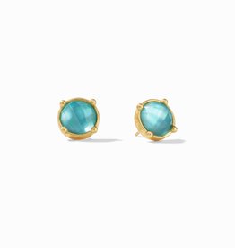 Julie Vos Julie Vos Honey Stud Earring Bahamian Blue