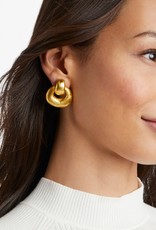 Julie Vos Julie Vos Avalon Doorknocker Earring Gold