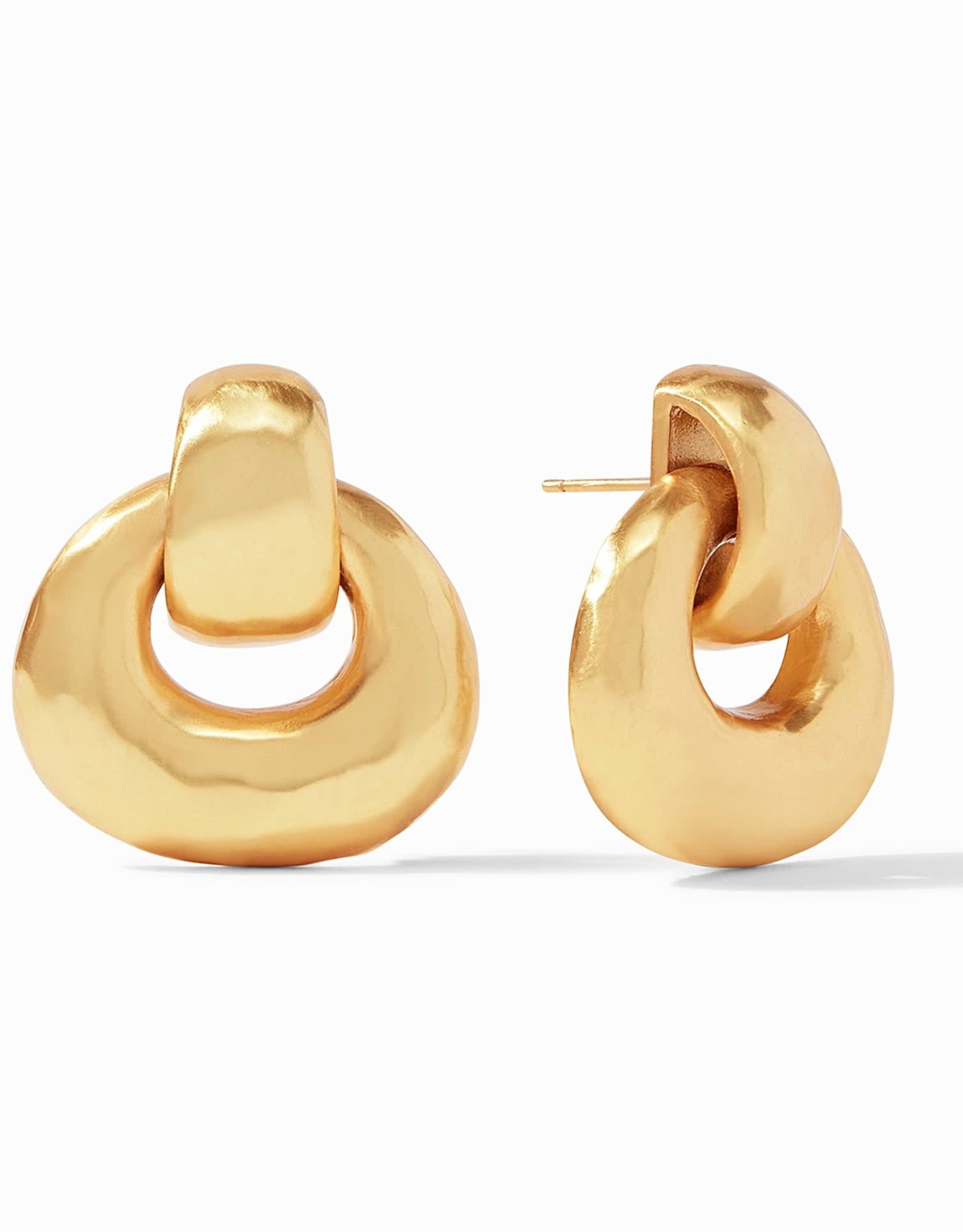 Julie Vos Julie Vos Avalon Doorknocker Earring Gold