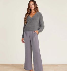 Barefoot Dreams Barefoot Dreams CozyChic Lite® V-Neck Seamed Pullover