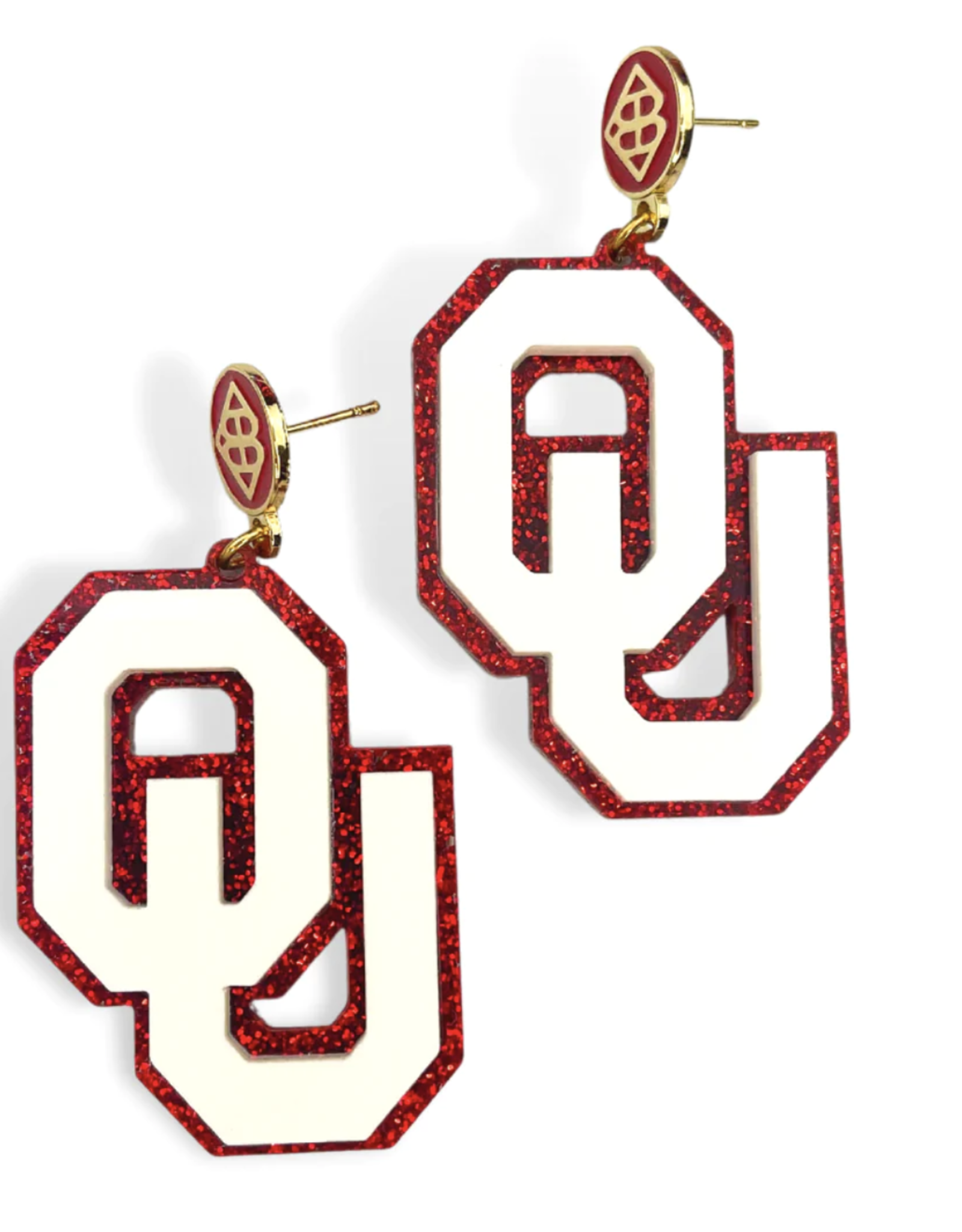 Brianna Cannon OU Earrings | Pretty Please Houston - Pretty Please ...