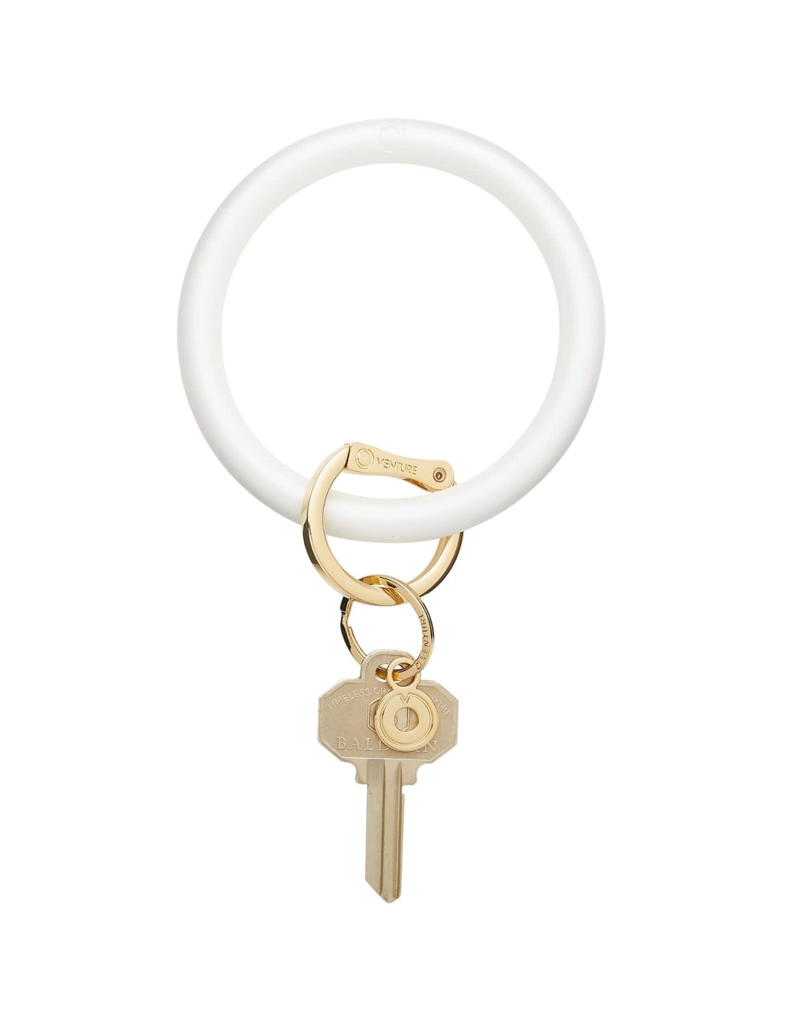 O-Venture O-Venture Silicone Pearlized Big O Key Ring