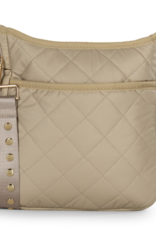 Haute Shore Dill Lux Pickleball Bag in Greige Quilted Puffer