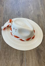 Baldiz Embroidered Game Day Straw Cowboy Hat - UT